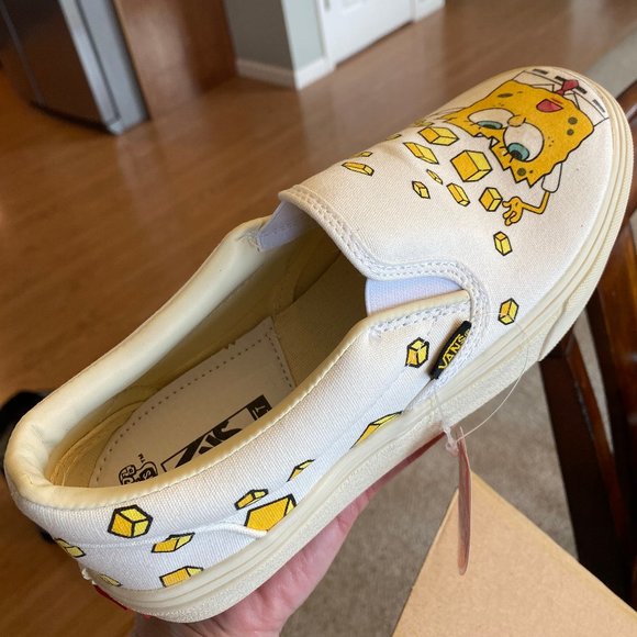 vans slip on spongebob